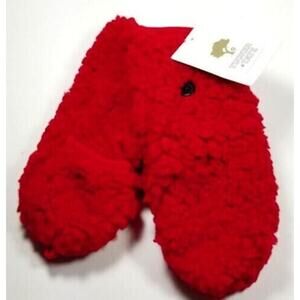 Tucker + Tate Kids Flip Top Mitten In Red Tomato One Size MSRP $15
